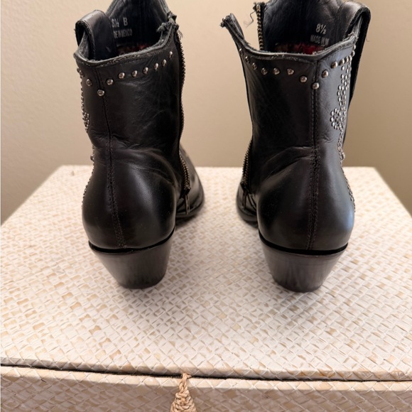 Old Gringo Black Studded Ankle Boots - Picture 4 of 5